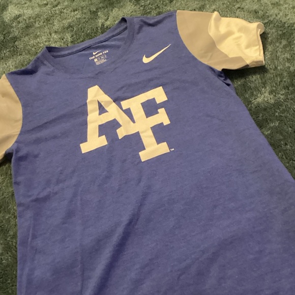 Nike Blue Tee with White Graphics - Picture 5 of 6